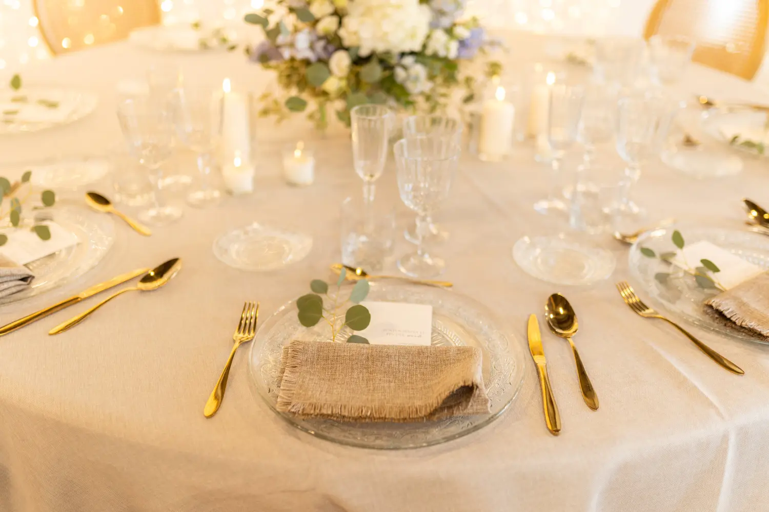 Inspiración de mesa Basic Gold