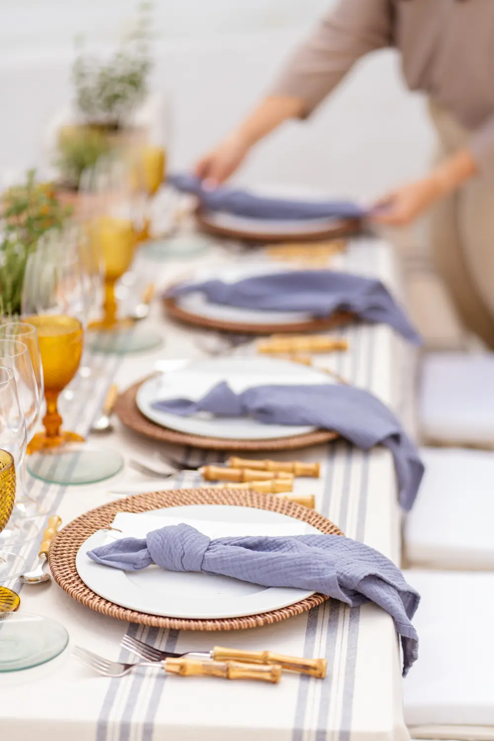 Copa de vino y cava Ivento de Schott en mesa Menorca
