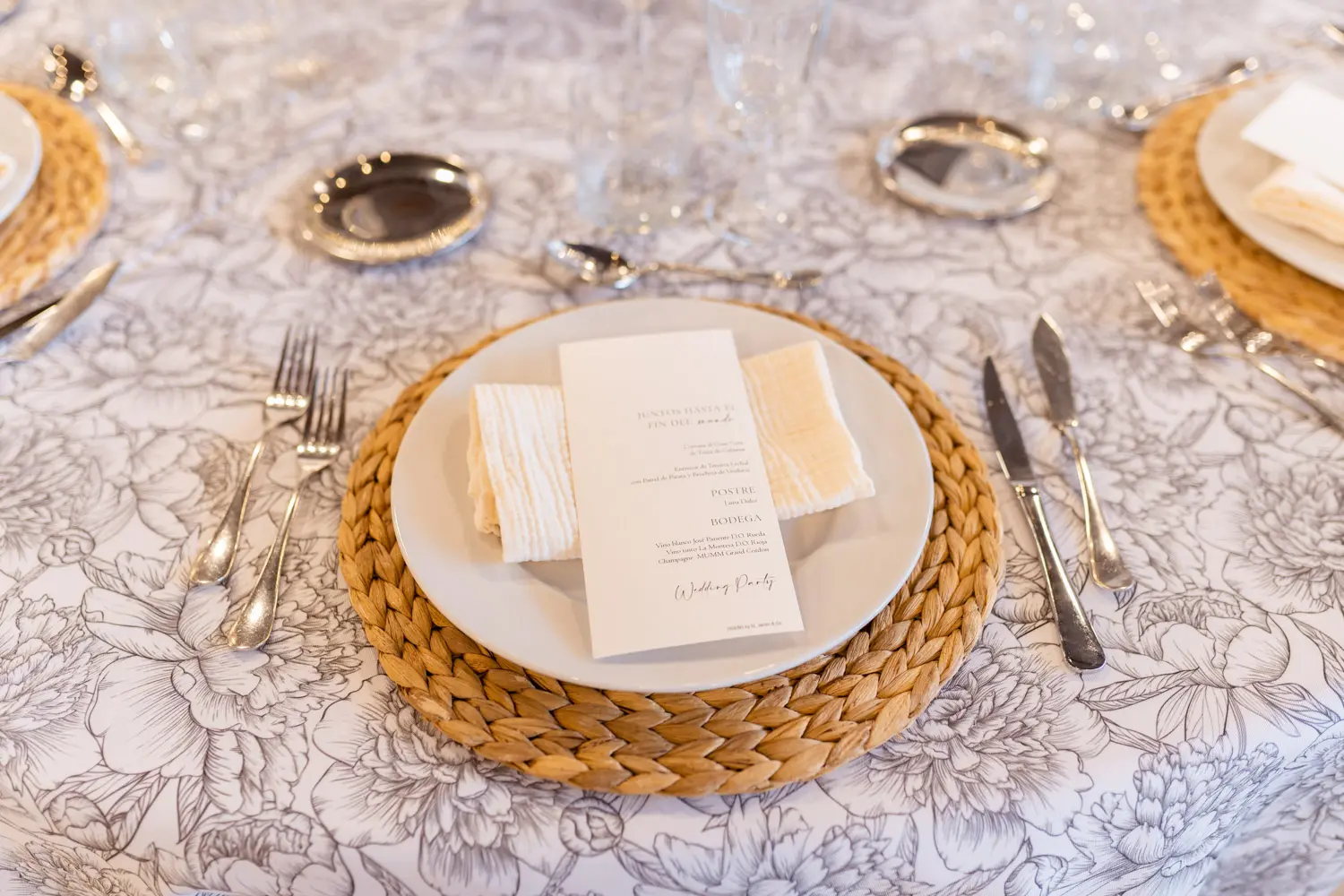 Inspiración de mesa Peonías