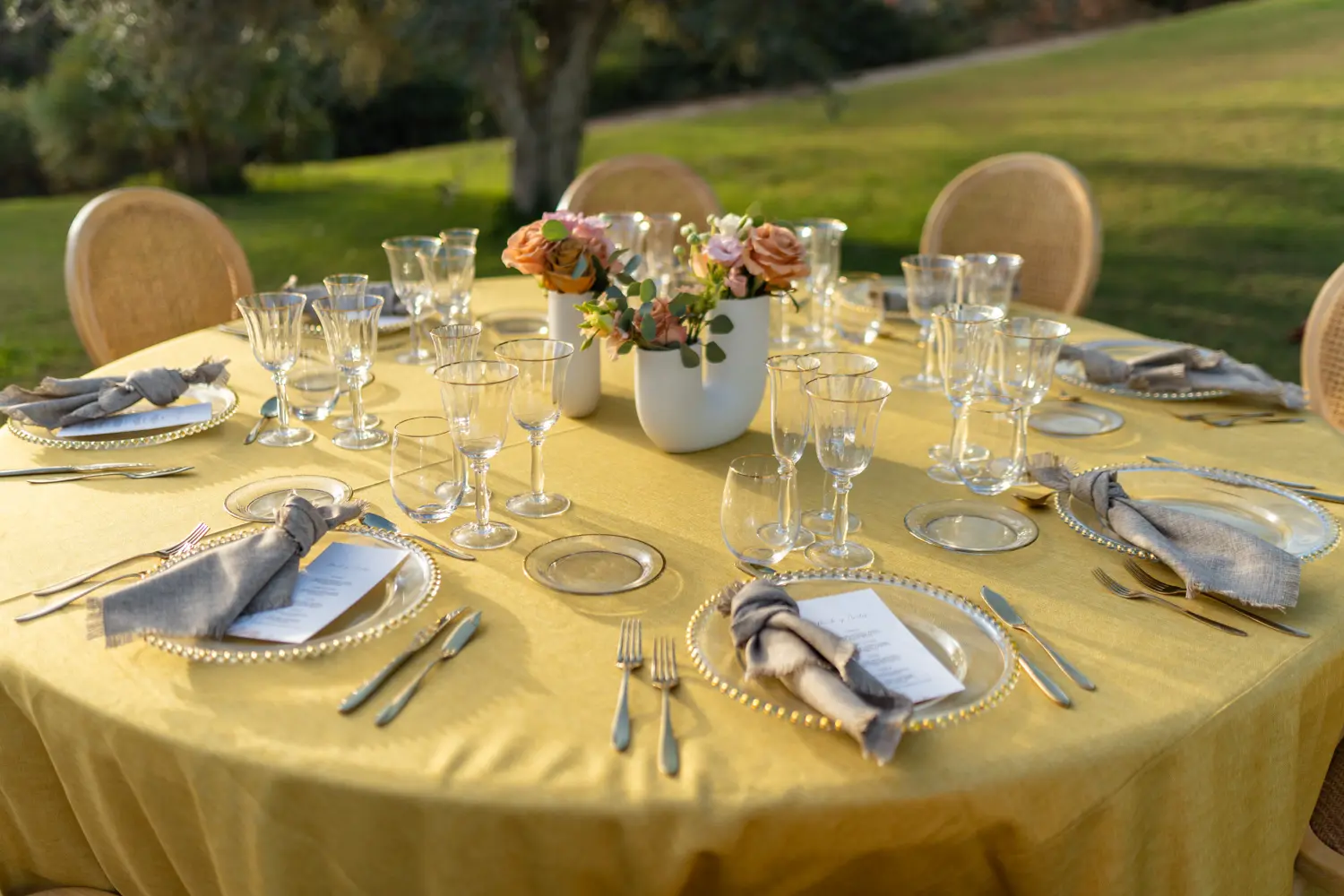 Inspiración de mesa Fresh Yellow