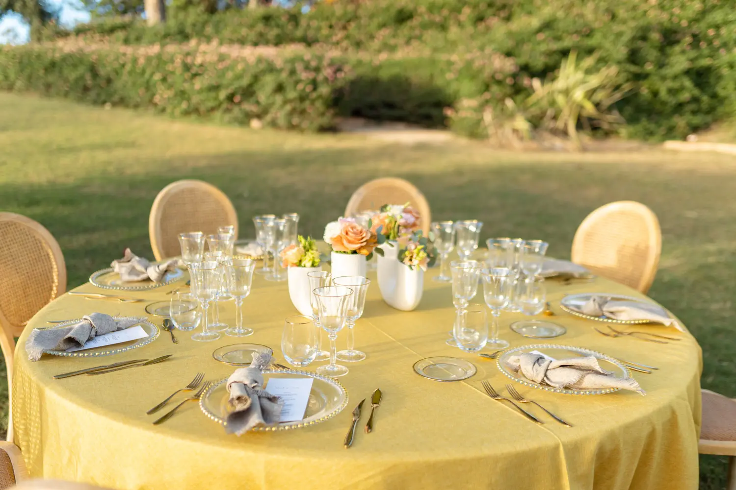 Inspiración de mesa Fresh Yellow