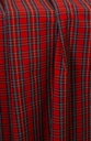 Mantel Tartán Rojo Navidad cuadrado 3.60