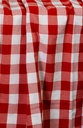 Mantel Vichy XL rojo redondo 3.5