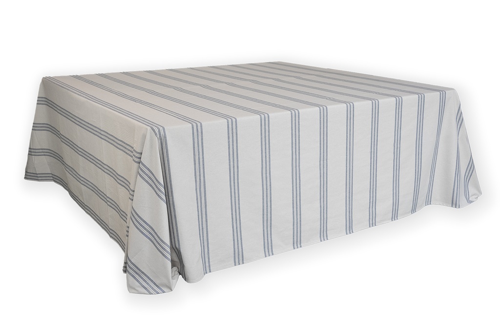 Mantel Raya Mediterráneo Azul cuadrado 3.60