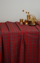 Mantel Tartán Rojo Navidad cuadrado 3.60