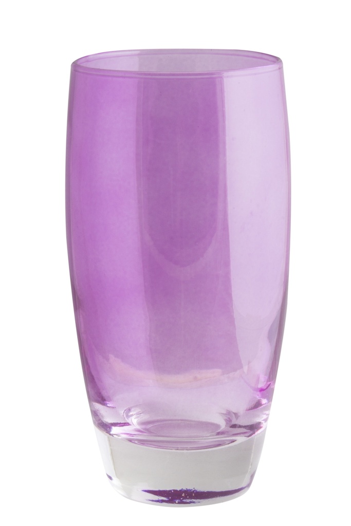 Vaso alto agua rosa