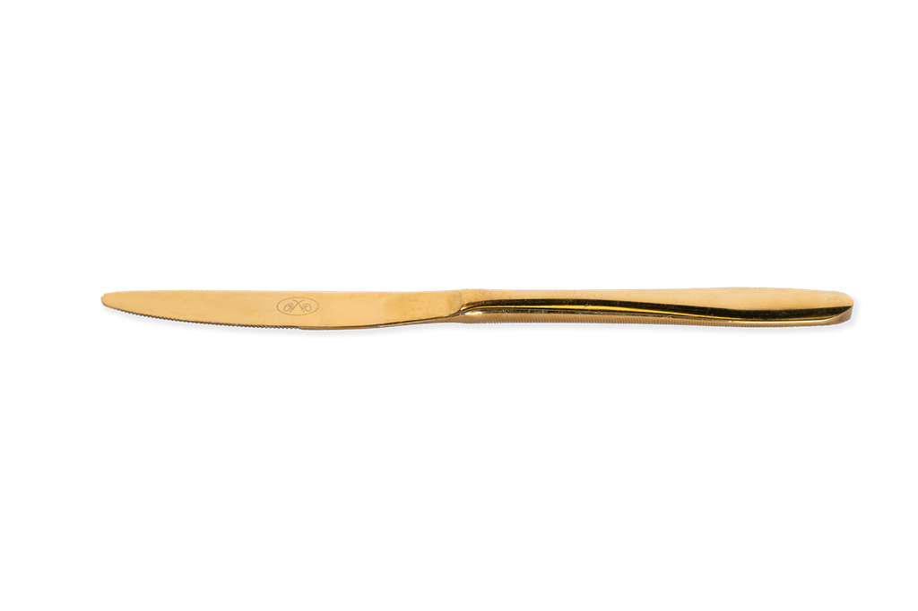 Cuchillo trinchero dorado
