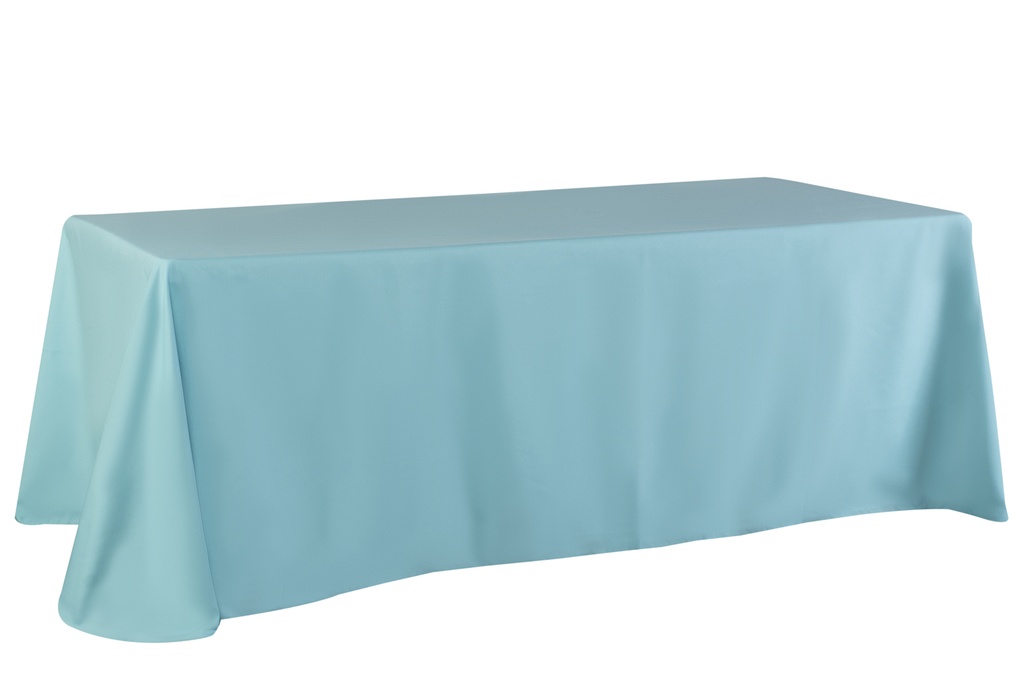 Mantel Azul turquesa rectangular 3.50×2.40