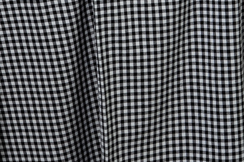 Mantel Vichy Negro redondo 3.50