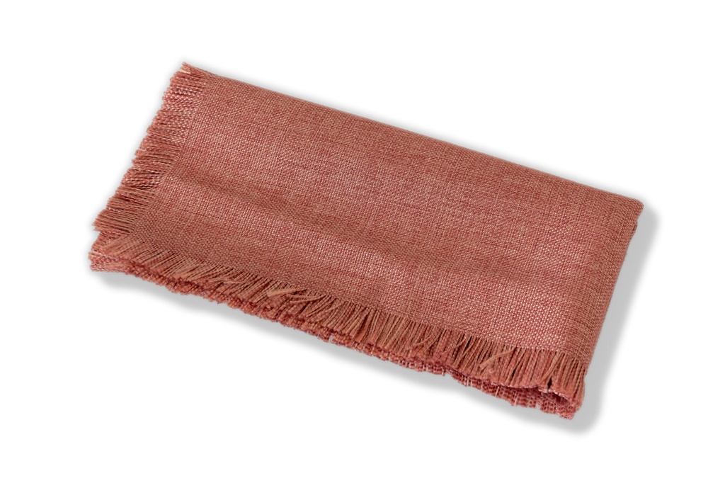 Servilleta Rosa Frambuesa flecos