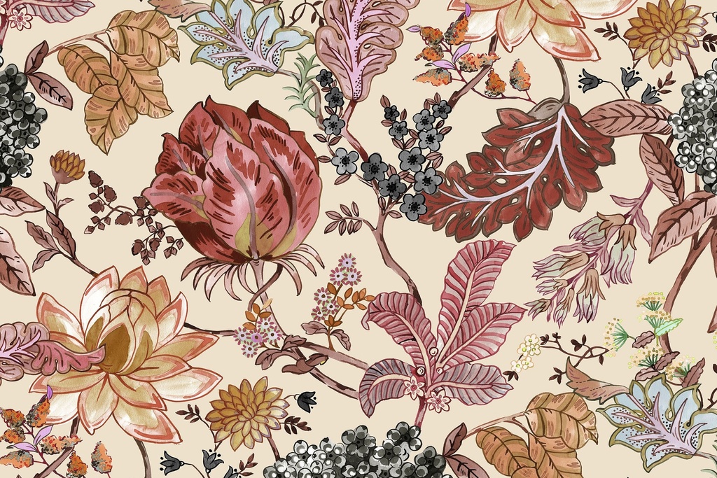 Mantel Flora cuadrado 3.60