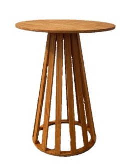 Mesa alta madera Stella