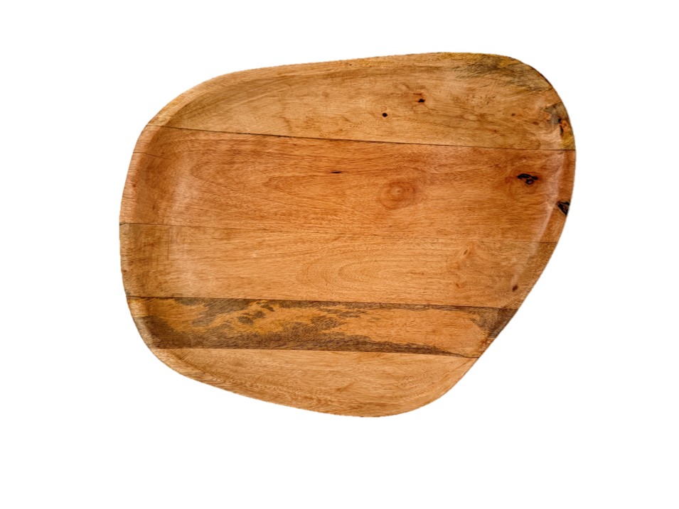 Bandeja madera trapecio 47x37