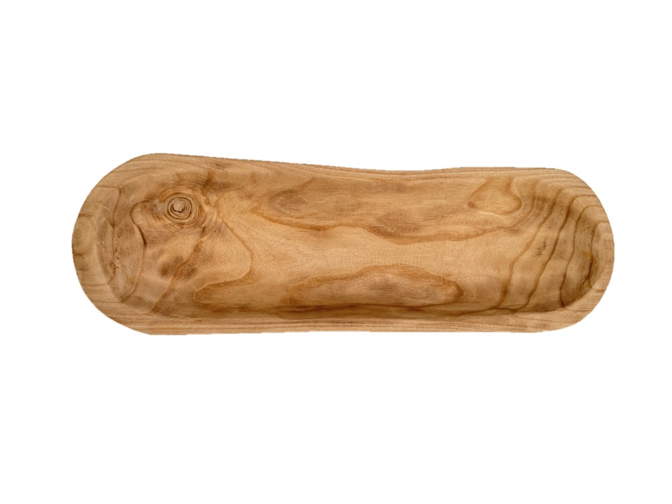 Bandeja madera ovalada 60x20