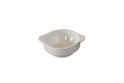 [VA002] Bol blanco redondo orejero 12x5