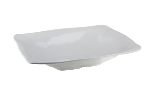 [BA007] Fuente melamina blanca 42x30x8