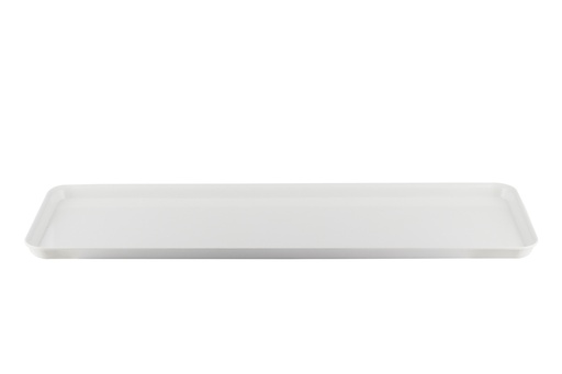 [BA025] Bandeja melamina blanca rectangular 50×18