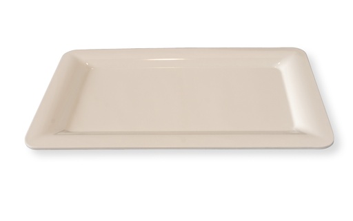 [BA026] Bandeja melamina blanca rectangular ala 53X32