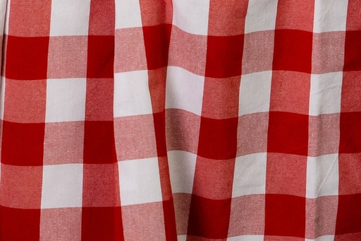 [MA012] Mantel Vichy XL Rojo rectangular 3.50×2.40