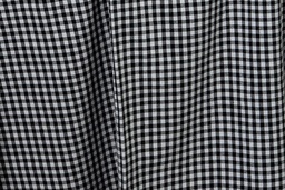 [MA038] Mantel Vichy negro/blanco redondo 3.50