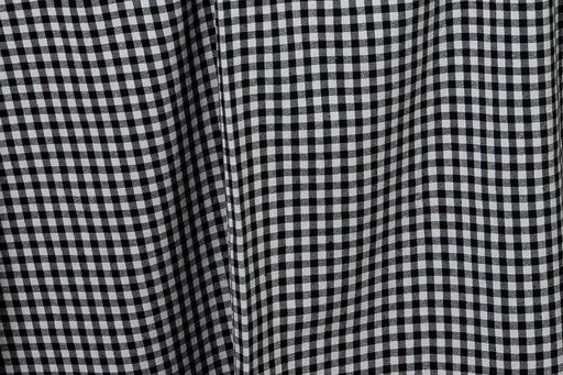 [MA038] Mantel Vichy Negro redondo 3.50