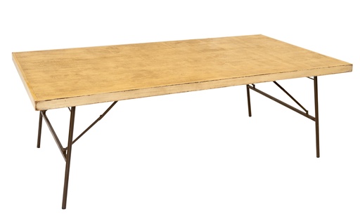 [ME005] Mesa madera beige 2,20 x 1,20