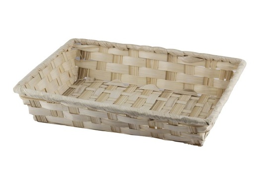 [VA015] Panera mimbre rectangular