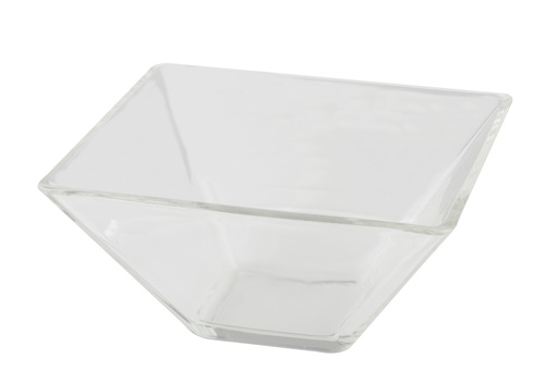[VA004] Bol cuadrado cristal 14×14