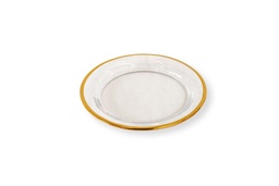 [VA020] Plato pan filo dorado*