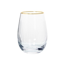 [CR032] Vaso Agua filo dorado*