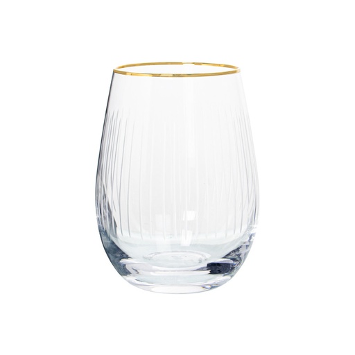 [CR032] Vaso Agua filo dorado*