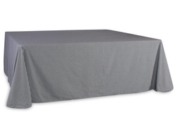 [MA011] Mantel Vichy Negro/Blanco rectangular 3.50x2.40