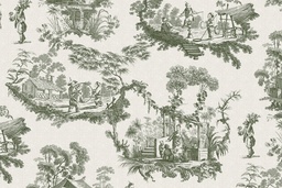 [MA094] Mantel Toile de joy verde cuadrado 3.60