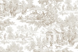 [MA096] Mantel Toile de joy beige cuadrado 3.60