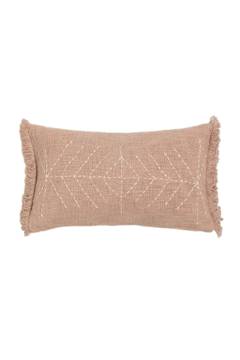 [CJ018] Cojín Texturas rosa palo 30x50