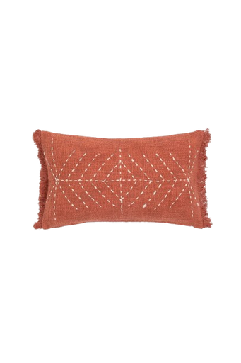 [CJ020] Cojín Texturas teja 30x50