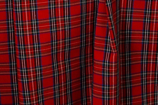 [MA040] Mantel Tartán Rojo Navidad